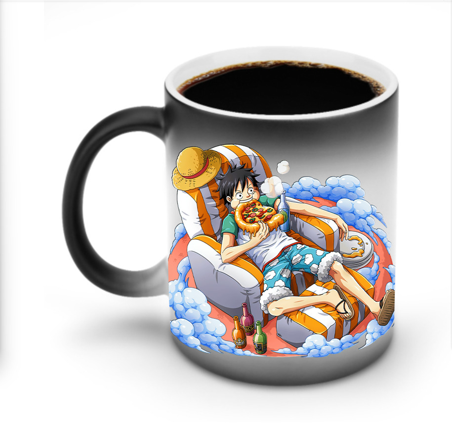 ワンピース モンキー・D・ルフィ ONE PIECE Monkey D. Luffy 温度変色マグカップ