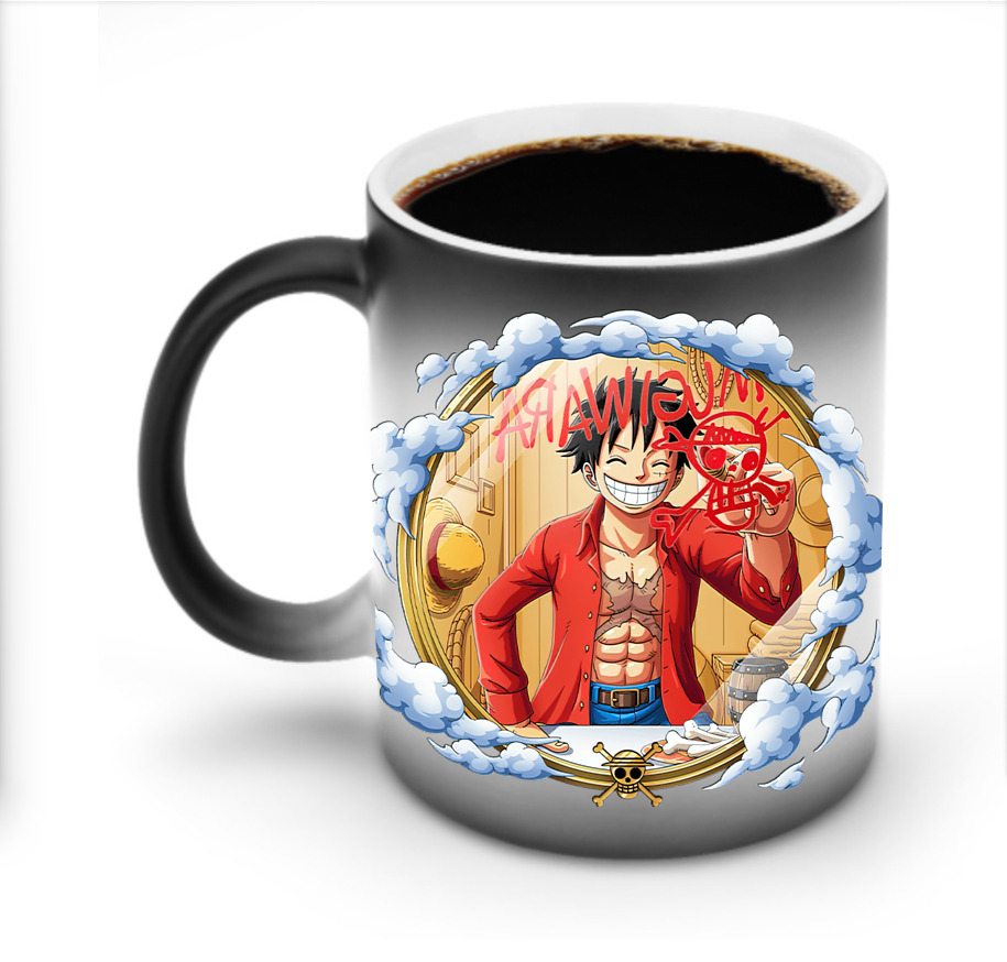 ワンピース モンキー・D・ルフィ ONE PIECE Monkey D. Luffy 温度変色マグカップ