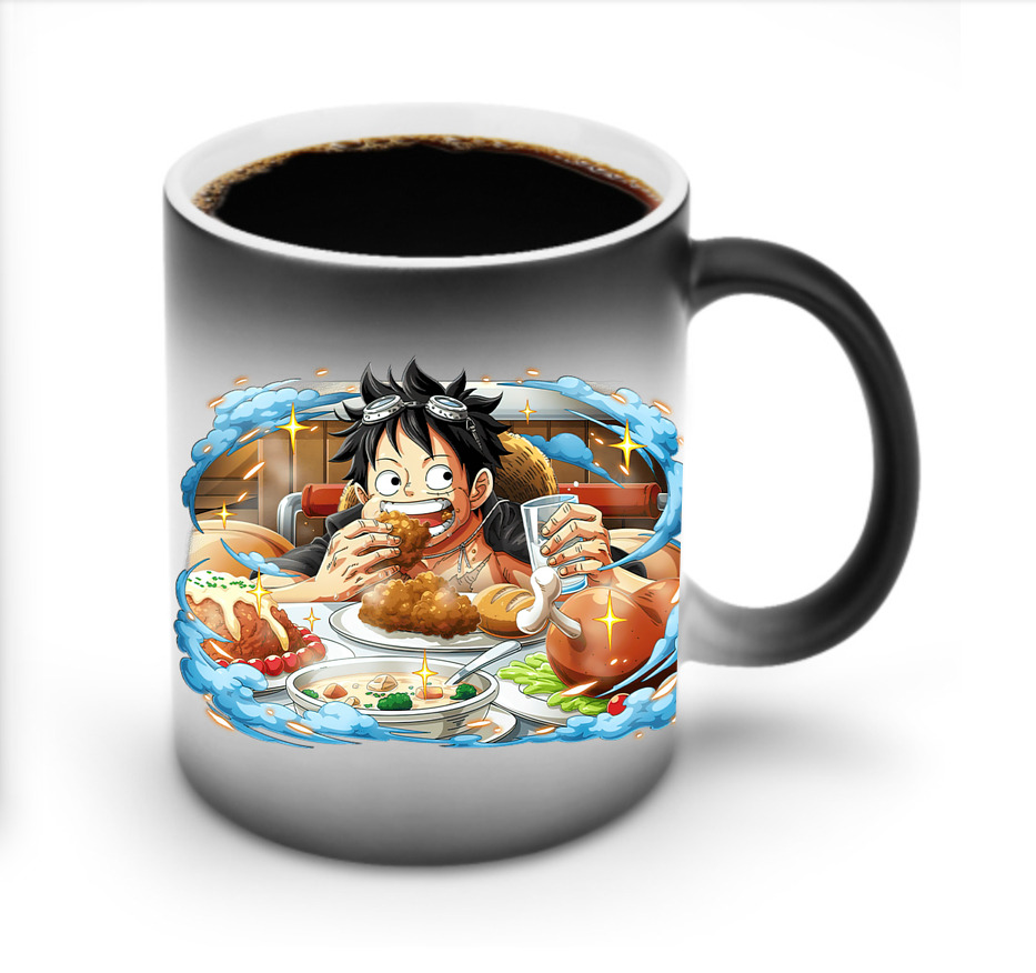 ワンピース モンキー・D・ルフィ ONE PIECE Monkey D. Luffy 温度変色マグカップ