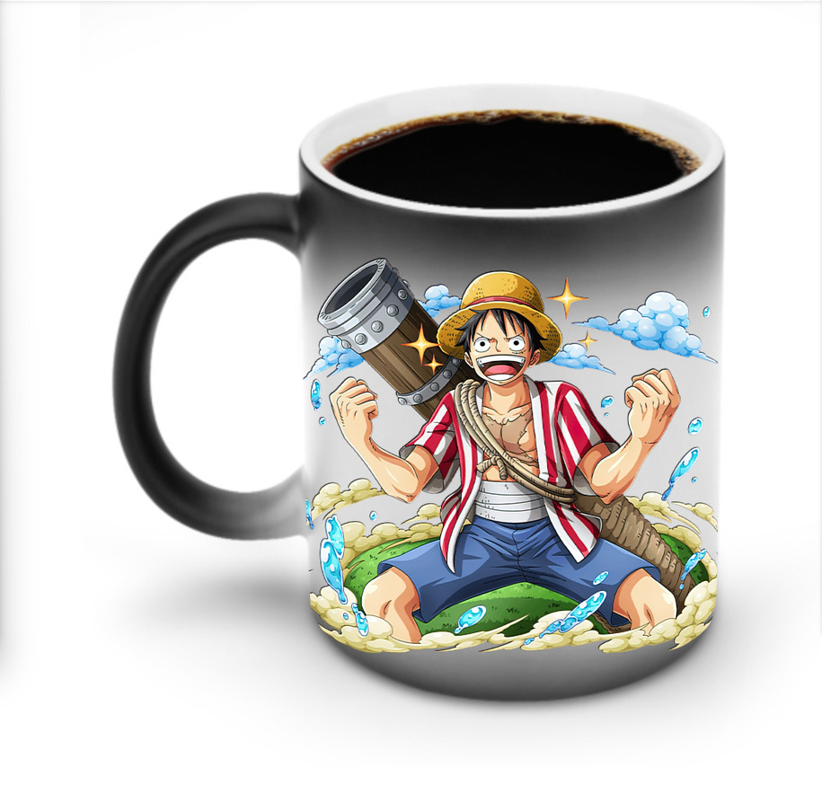 ワンピース モンキー・D・ルフィ ONE PIECE Monkey D. Luffy 温度変色マグカップ
