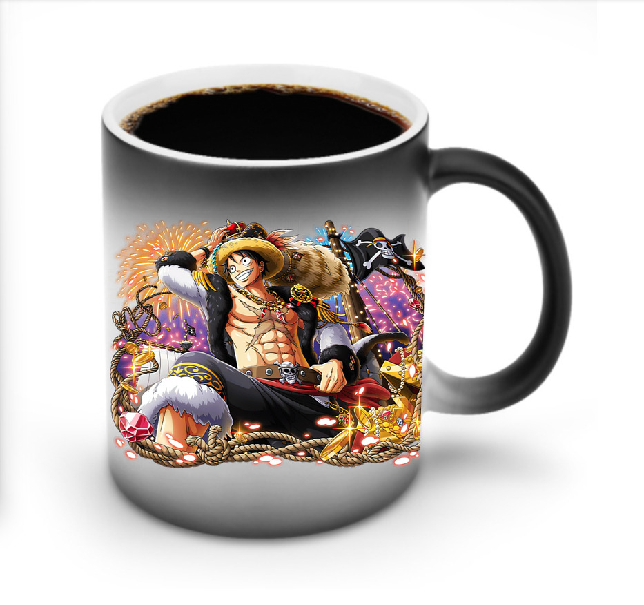 ワンピース モンキー・D・ルフィ ONE PIECE Monkey D. Luffy 温度変色マグカップ