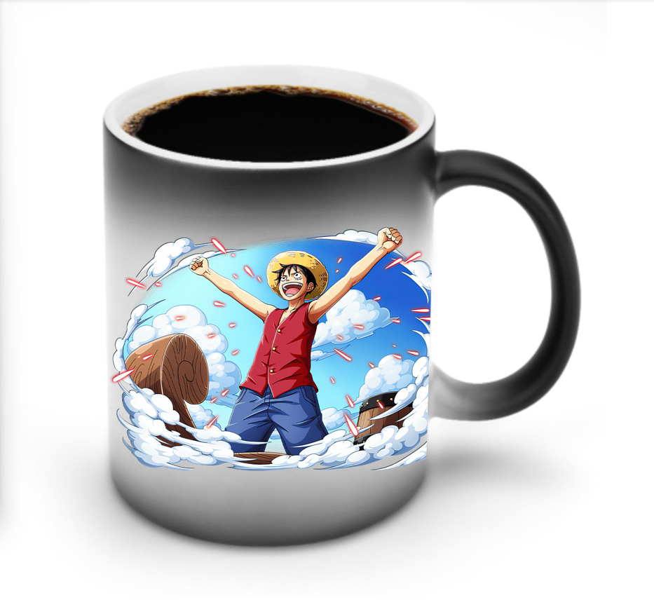 ワンピース モンキー・D・ルフィ ONE PIECE Monkey D. Luffy 温度変色マグカップ