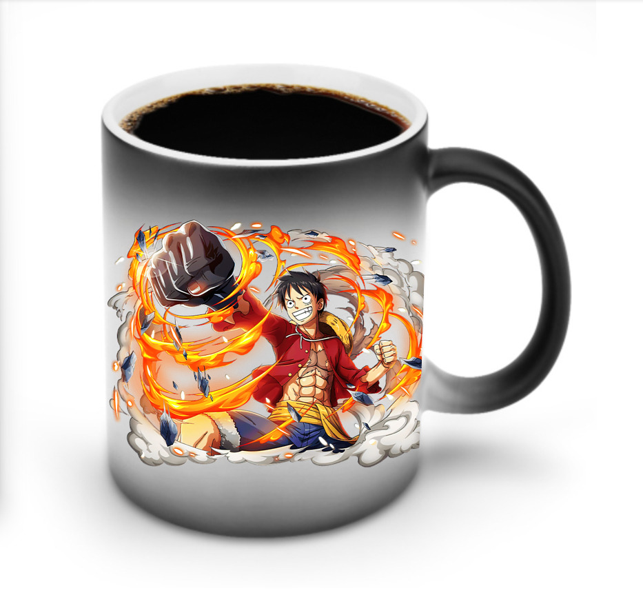 ワンピース モンキー・D・ルフィ ONE PIECE Monkey D. Luffy 温度変色マグカップ