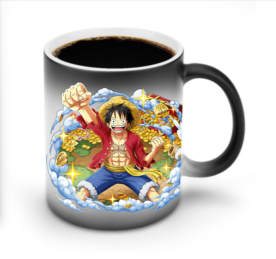 ワンピース モンキー・D・ルフィ ONE PIECE Monkey D. Luffy 温度変色マグカップ