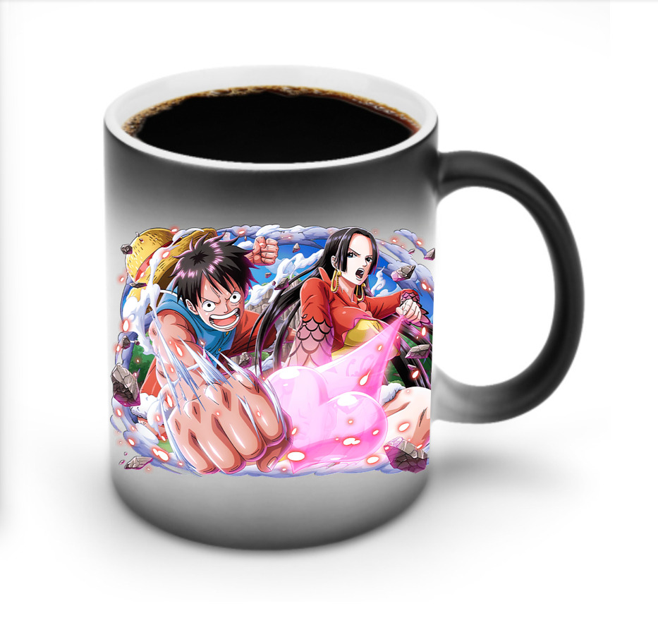 ワンピース モンキー・D・ルフィ ONE PIECE Monkey D. Luffy 温度変色マグカップ