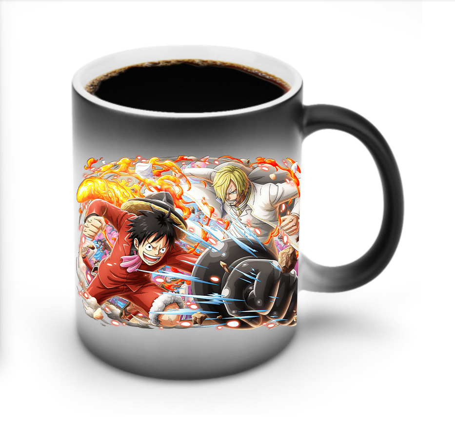 ワンピース モンキー・D・ルフィ ONE PIECE Monkey D. Luffy 温度変色マグカップ