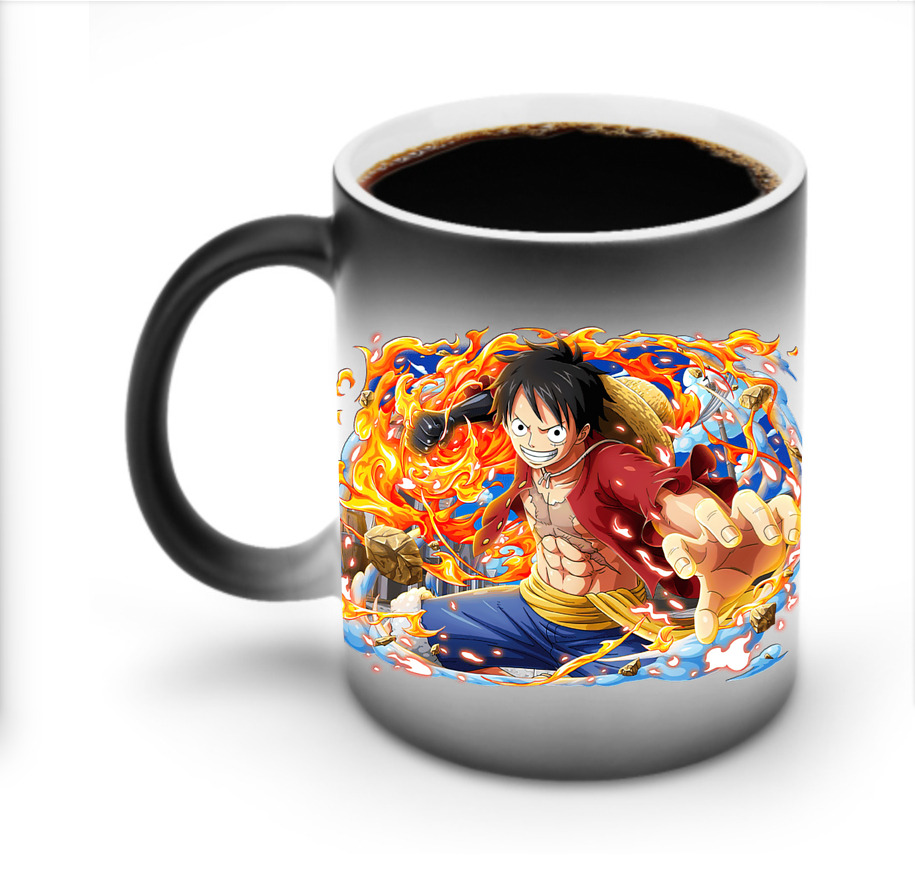 ワンピース モンキー・D・ルフィ ONE PIECE Monkey D. Luffy 温度変色マグカップ