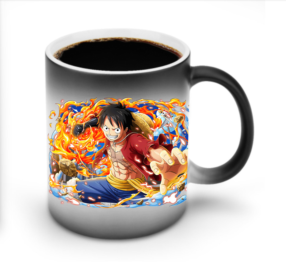 ワンピース モンキー・D・ルフィ ONE PIECE Monkey D. Luffy 温度変色マグカップ