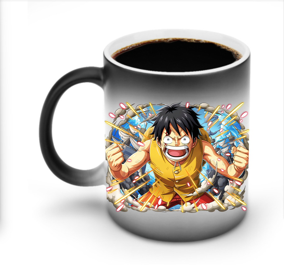 ワンピース モンキー・D・ルフィ ONE PIECE Monkey D. Luffy 温度変色マグカップ