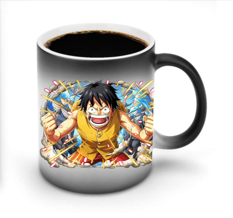 ワンピース モンキー・D・ルフィ ONE PIECE Monkey D. Luffy 温度変色マグカップ