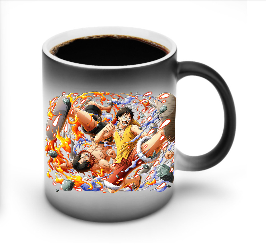 ワンピース モンキー・D・ルフィ ONE PIECE Monkey D. Luffy 温度変色マグカップ