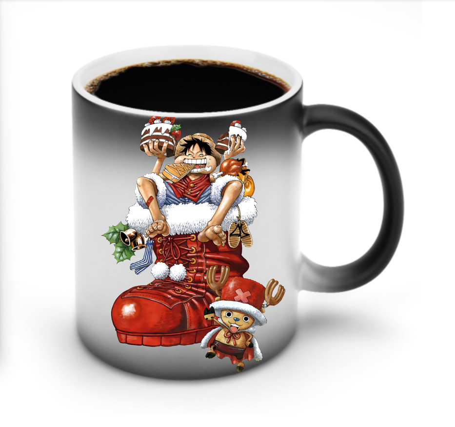 ワンピース モンキー・D・ルフィ ONE PIECE Monkey D. Luffy 温度変色マグカップ