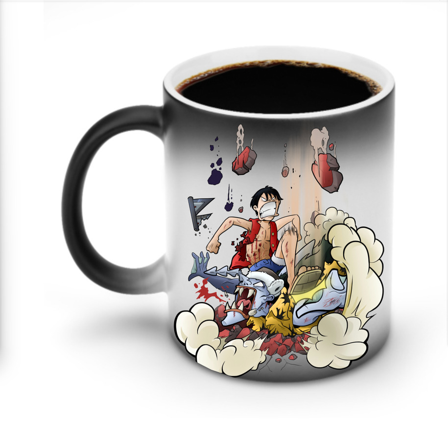 ワンピース モンキー・D・ルフィ ONE PIECE Monkey D. Luffy 温度変色マグカップ