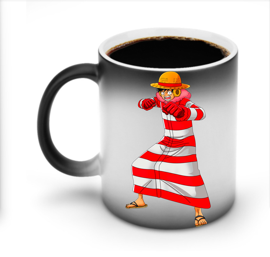 ワンピース モンキー・D・ルフィ ONE PIECE Monkey D. Luffy 温度変色マグカップ