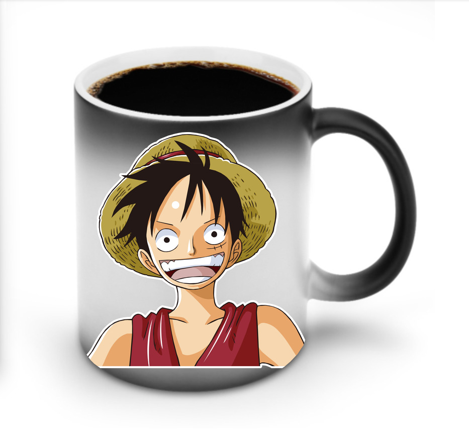 ワンピース モンキー・D・ルフィ ONE PIECE Monkey D. Luffy 温度変色マグカップ