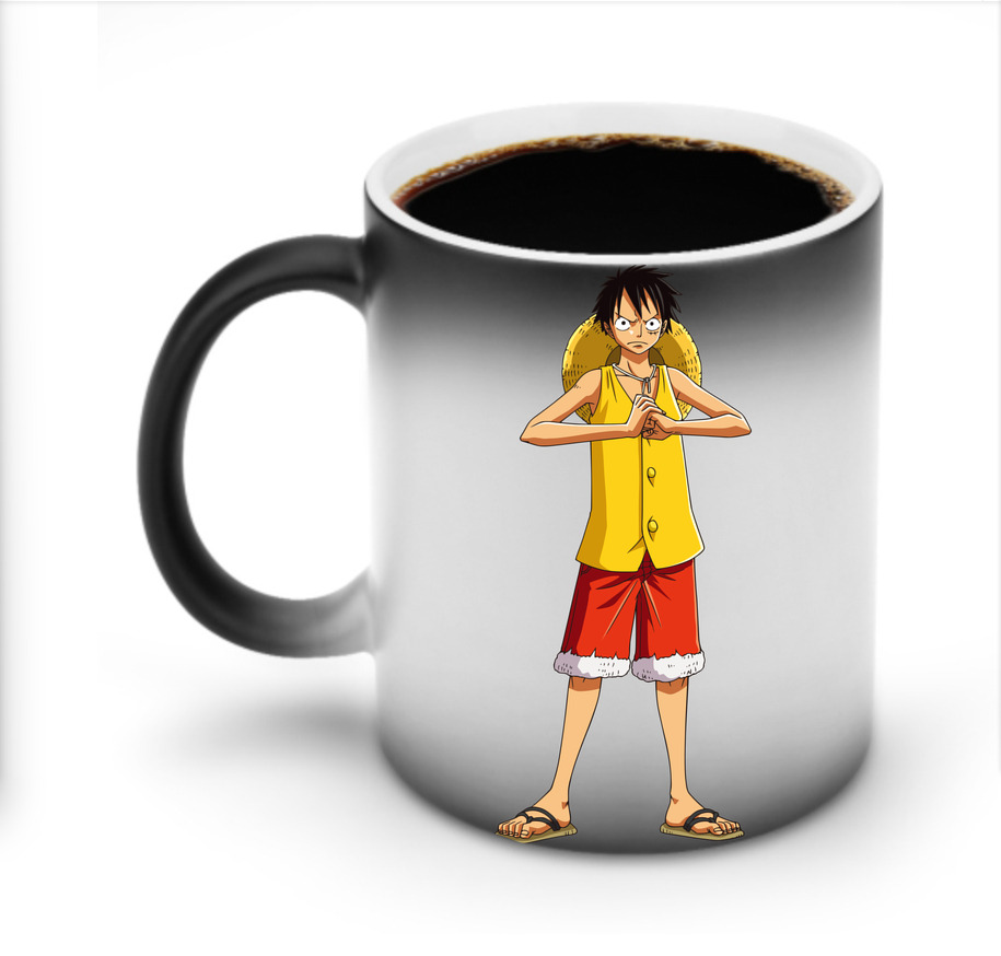 ワンピース モンキー・D・ルフィ ONE PIECE Monkey D. Luffy 温度変色マグカップ