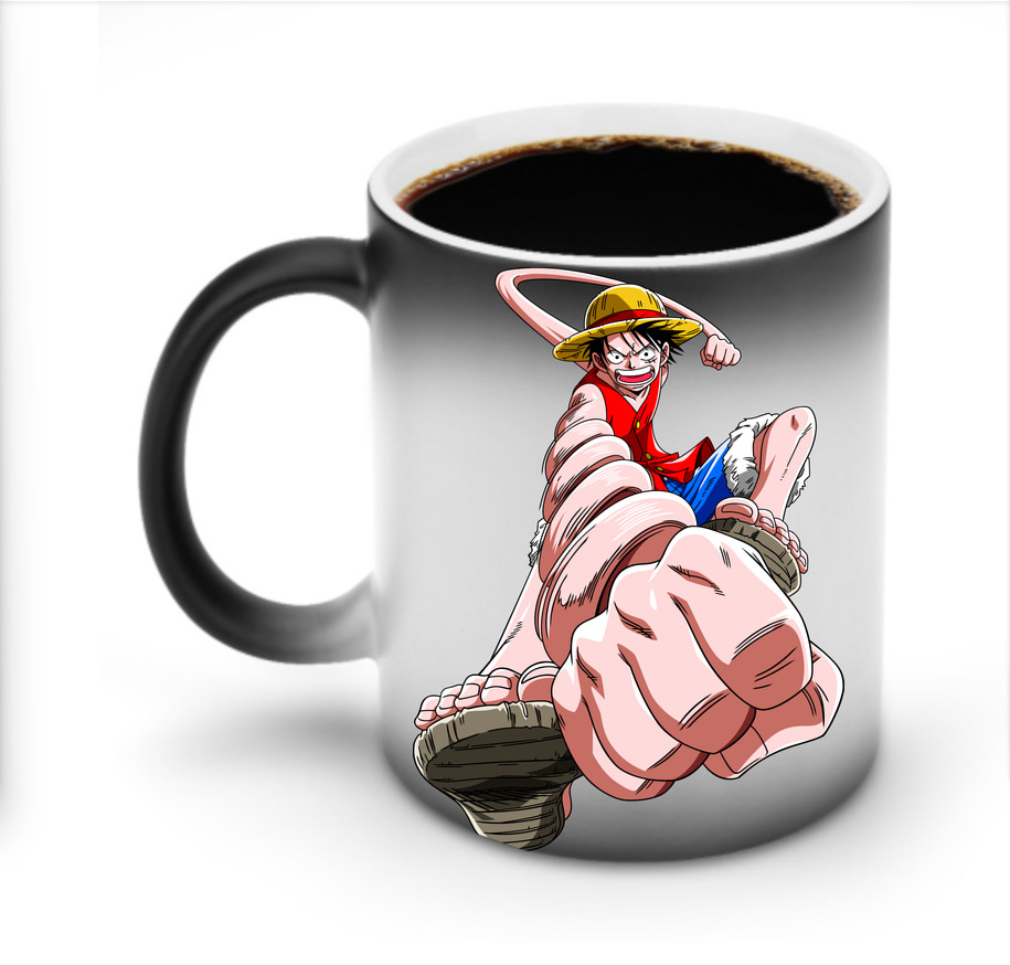 ワンピース モンキー・D・ルフィ ONE PIECE Monkey D. Luffy 温度変色マグカップ
