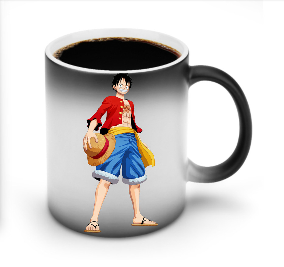 ワンピース モンキー・D・ルフィ ONE PIECE Monkey D. Luffy 温度変色マグカップ