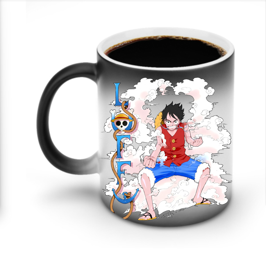 ワンピース モンキー・D・ルフィ ONE PIECE Monkey D. Luffy 温度変色マグカップ