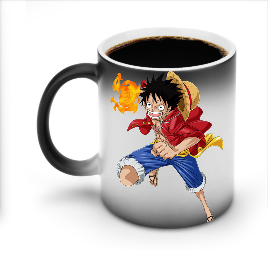 ワンピース モンキー・D・ルフィ ONE PIECE Monkey D. Luffy 温度変色マグカップ