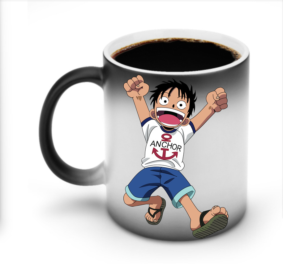 ワンピース モンキー・D・ルフィ ONE PIECE Monkey D. Luffy 温度変色マグカップ