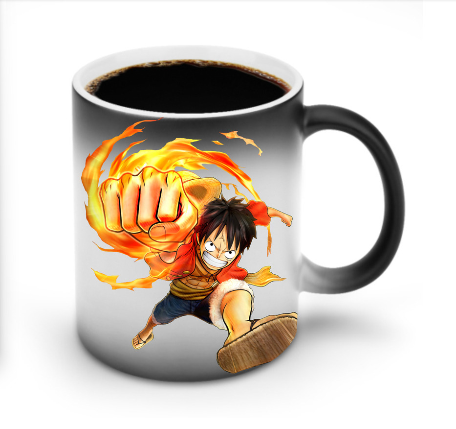 ワンピース モンキー・D・ルフィ ONE PIECE Monkey D. Luffy 温度変色マグカップ
