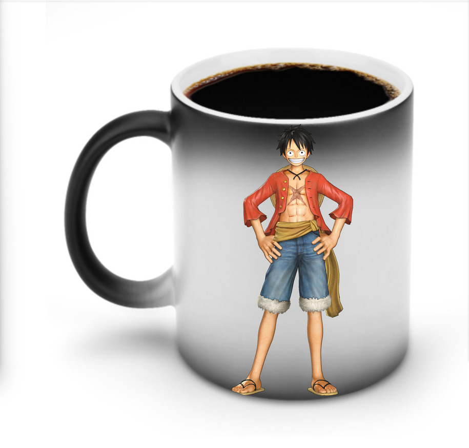 ワンピース モンキー・D・ルフィ ONE PIECE Monkey D. Luffy 温度変色マグカップ