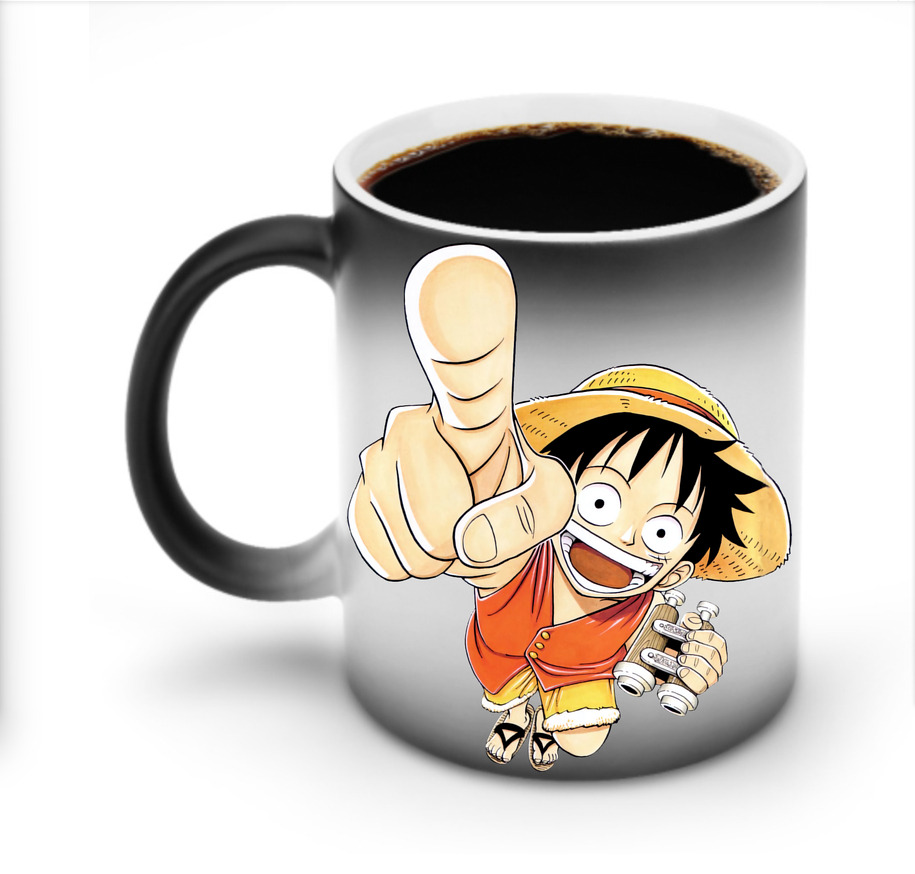 ワンピース モンキー・D・ルフィ ONE PIECE Monkey D. Luffy 温度変色マグカップ