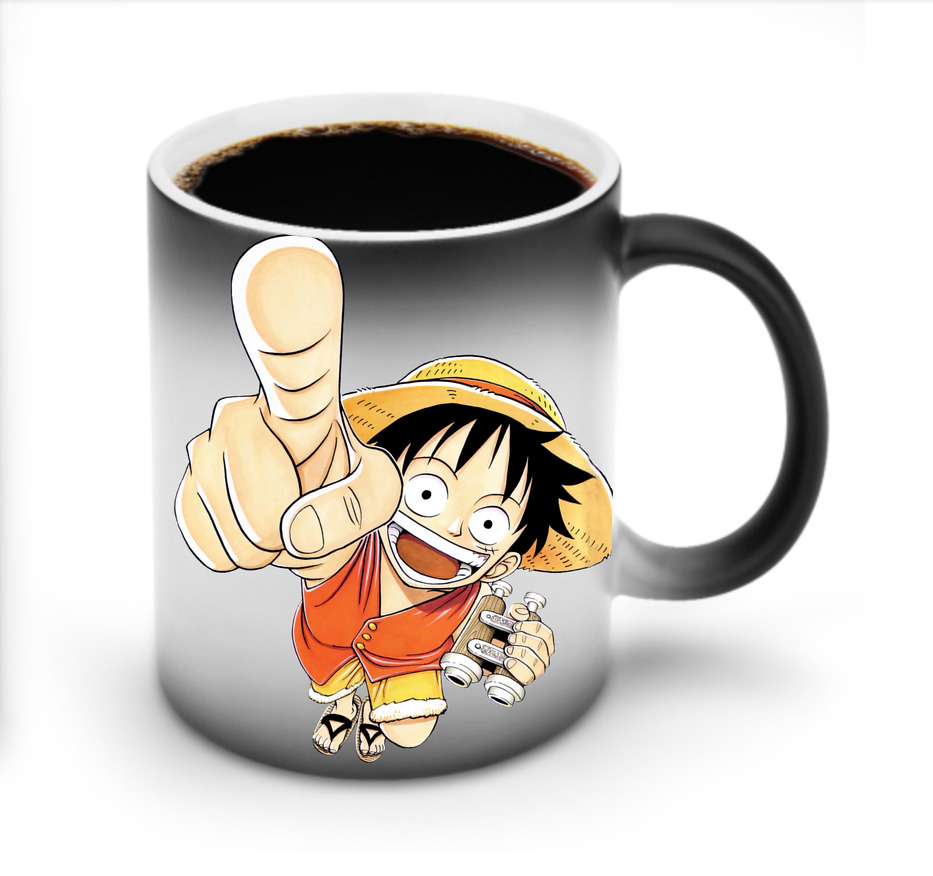 ワンピース モンキー・D・ルフィ ONE PIECE Monkey D. Luffy 温度変色マグカップ
