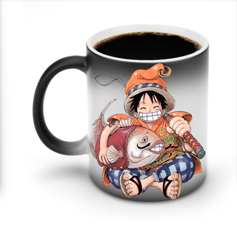 ワンピース モンキー・D・ルフィ ONE PIECE Monkey D. Luffy 温度変色マグカップ