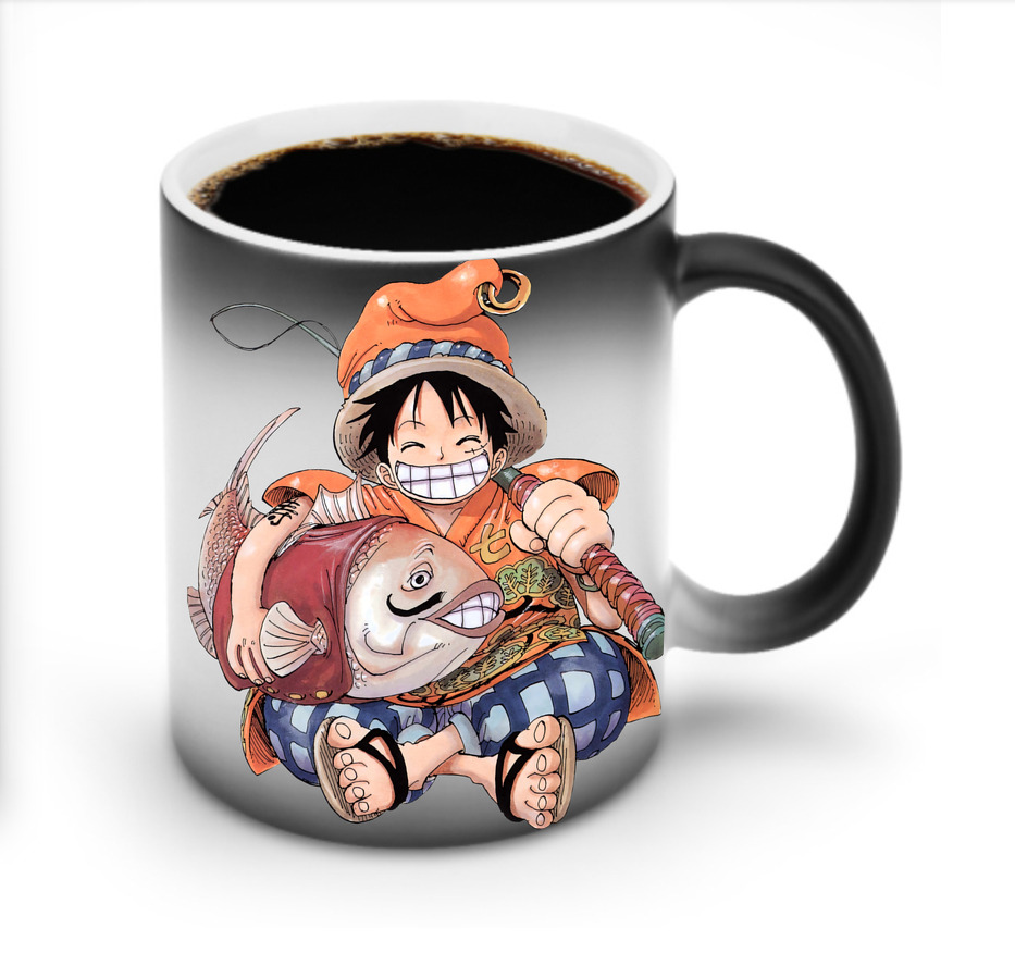 ワンピース モンキー・D・ルフィ ONE PIECE Monkey D. Luffy 温度変色マグカップ