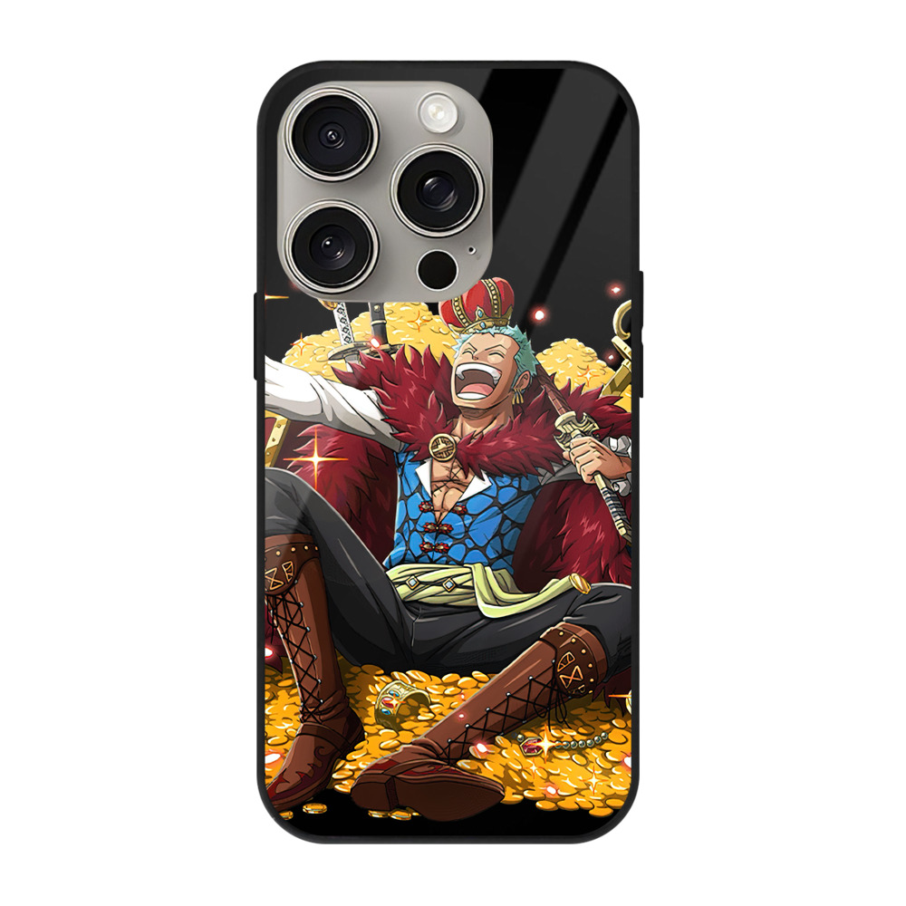 （画像用） ワンピース ロロノア・ゾロ ONE PIECE Roronoa Zoro 【iPhone15Pro対応】スマホケース 耐衝撃＆黄変防止 背面ガラス
