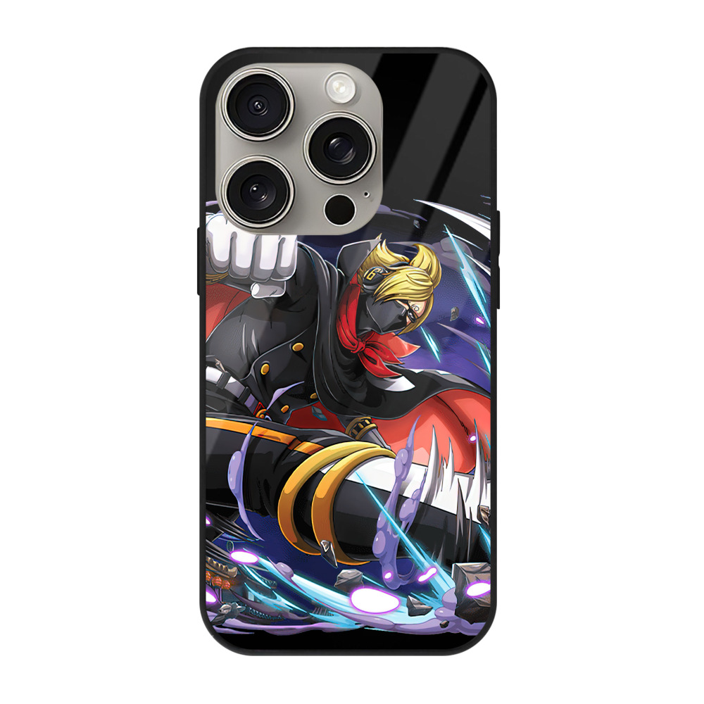 （画像用） ワンピース ロロノア・ゾロ ONE PIECE Roronoa Zoro 【iPhone15Pro対応】スマホケース 耐衝撃＆黄変防止 背面ガラス