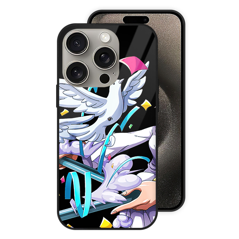 （画像用） ワンピース ナミ ONE PIECE Nami 【iPhone15Pro対応】スマホケース 耐衝撃＆黄変防止 背面ガラス