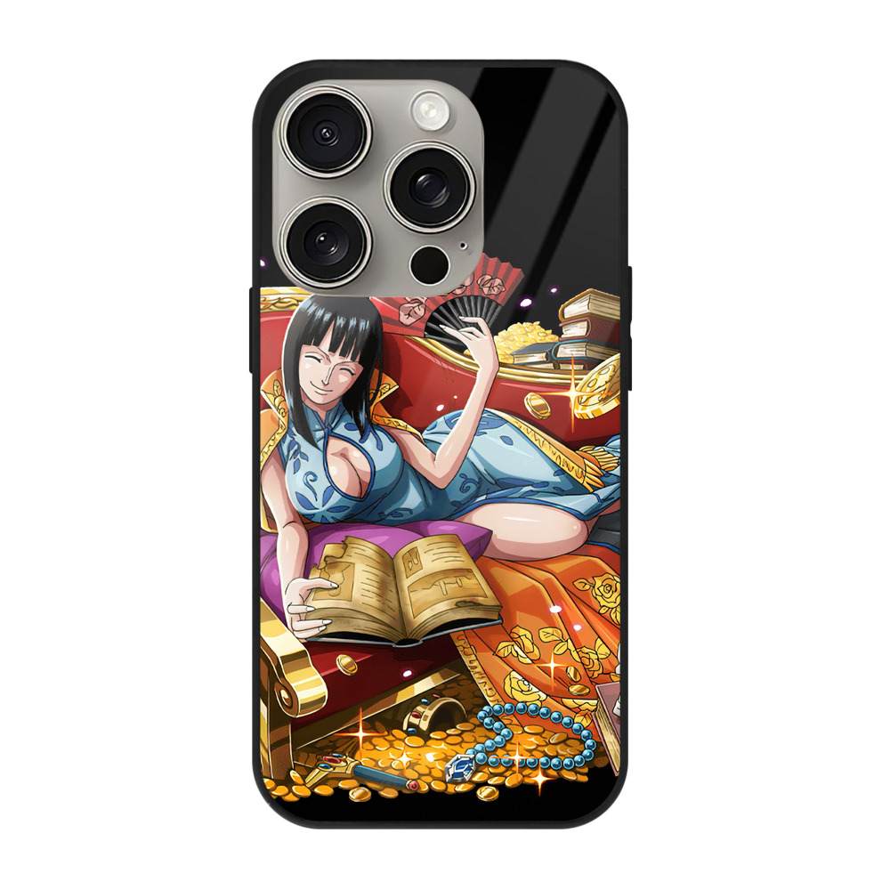 （画像用） ワンピース ニコ・ロビン ONE PIECE Nico Robin 【iPhone15Pro対応】スマホケース 耐衝撃＆黄変防止 背面ガラス
