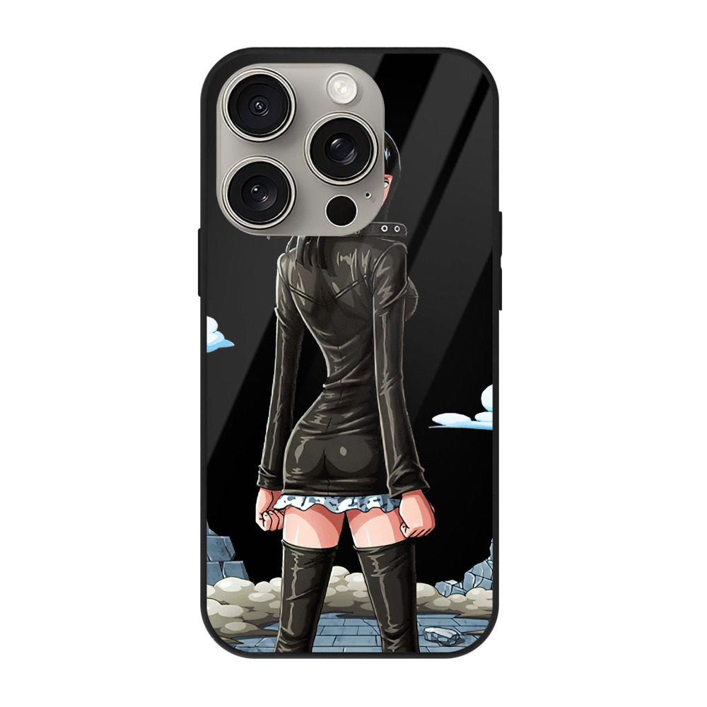 （画像用） ワンピース ニコ・ロビン ONE PIECE Nico Robin 【iPhone15Pro対応】スマホケース 耐衝撃＆黄変防止 背面ガラス