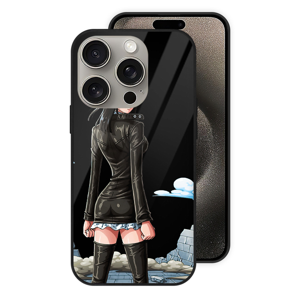 （画像用） ワンピース ニコ・ロビン ONE PIECE Nico Robin 【iPhone15Pro対応】スマホケース 耐衝撃＆黄変防止 背面ガラス
