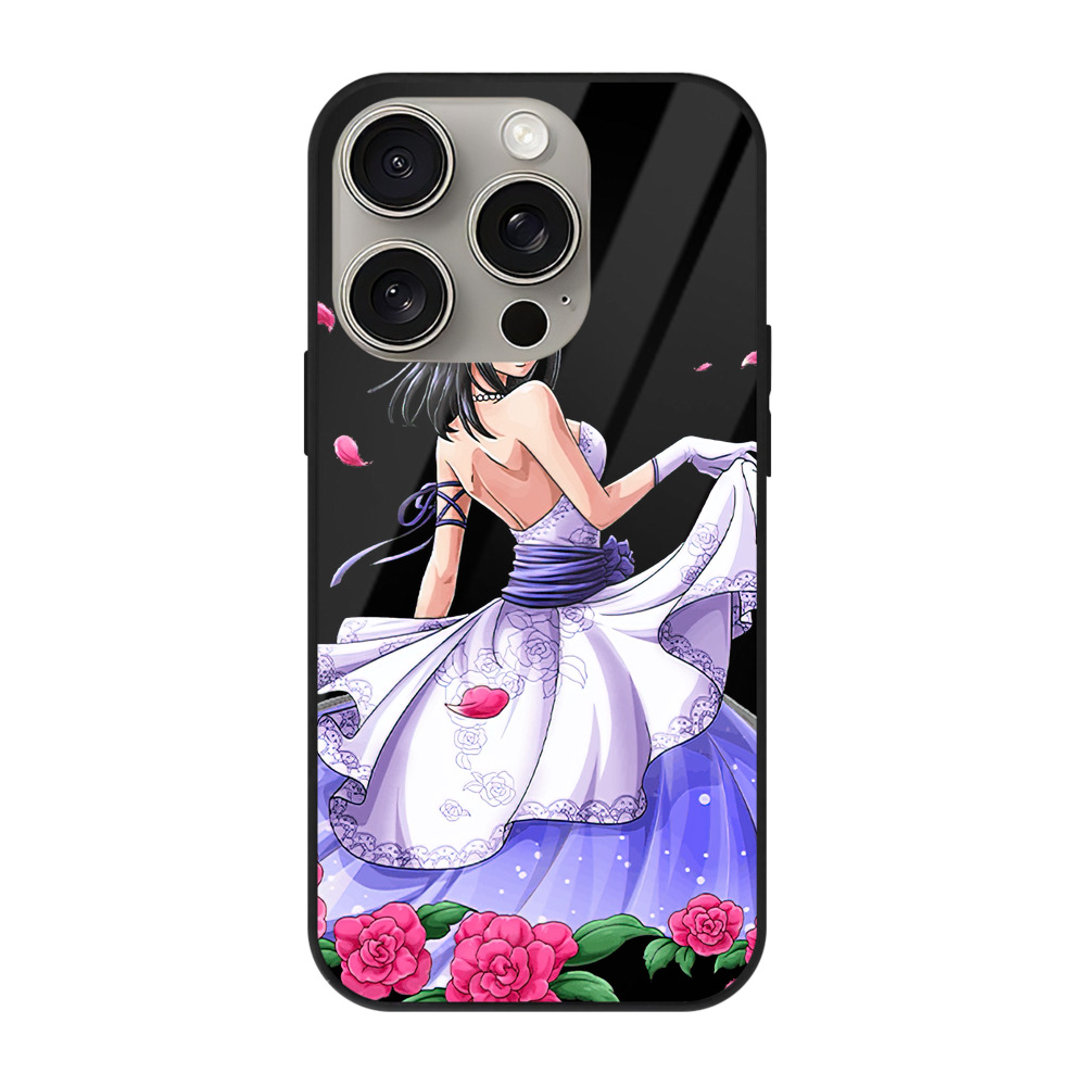（画像用） ワンピース ニコ・ロビン ONE PIECE Nico Robin 【iPhone15Pro対応】スマホケース 耐衝撃＆黄変防止 背面ガラス
