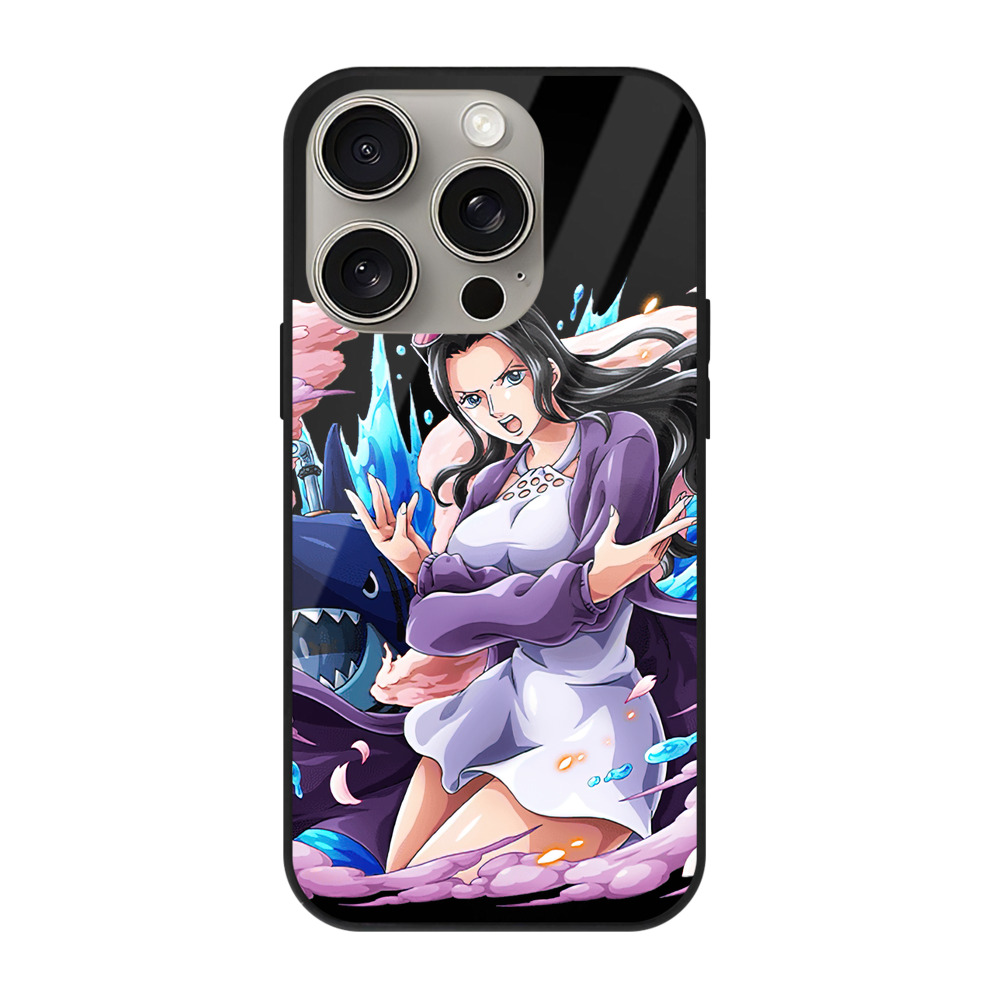 （画像用） ワンピース ニコ・ロビン ONE PIECE Nico Robin 【iPhone15Pro対応】スマホケース 耐衝撃＆黄変防止 背面ガラス