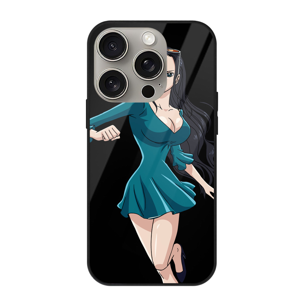 （画像用） ワンピース ニコ・ロビン ONE PIECE Nico Robin 【iPhone15Pro対応】スマホケース 耐衝撃＆黄変防止 背面ガラス