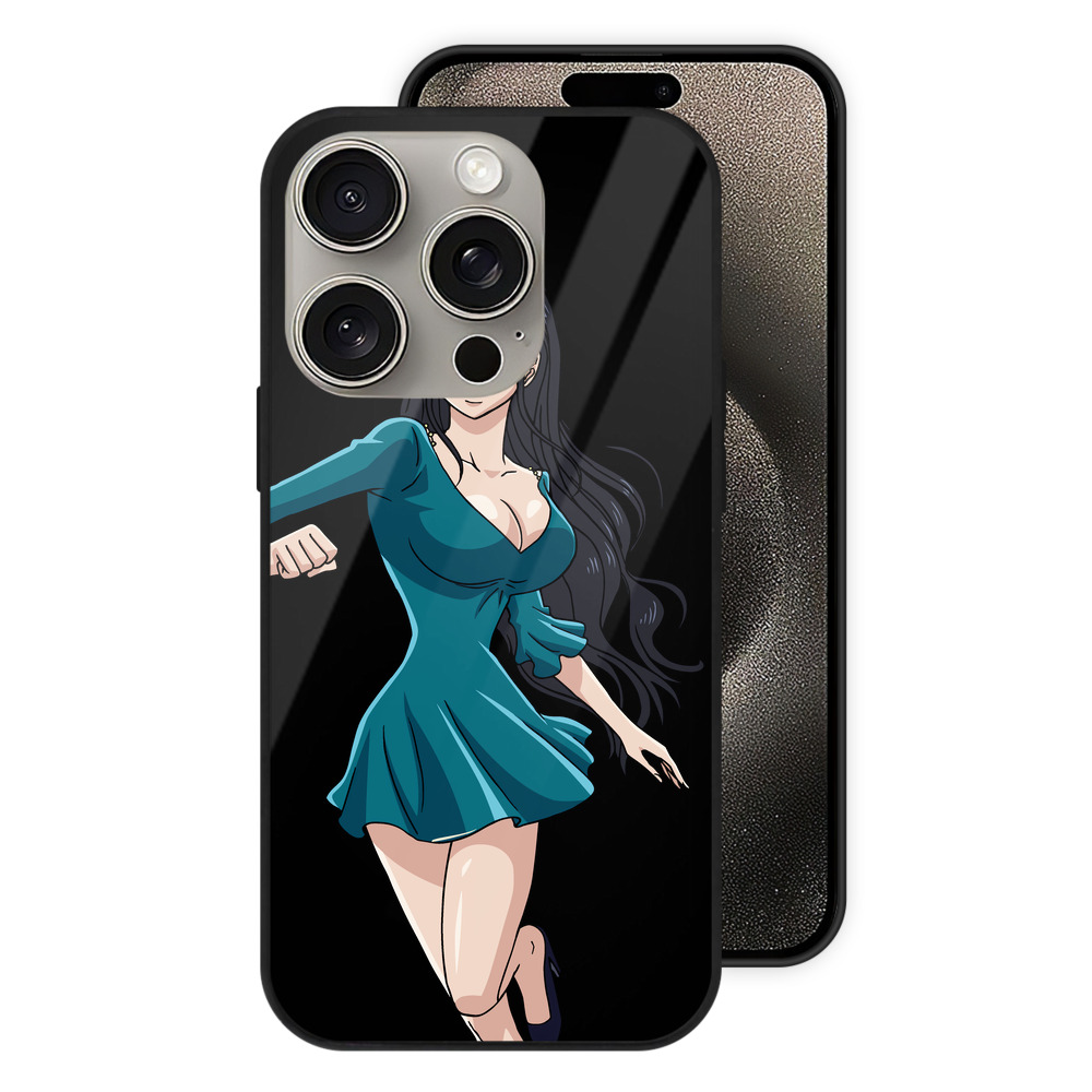 （画像用） ワンピース ニコ・ロビン ONE PIECE Nico Robin 【iPhone15Pro対応】スマホケース 耐衝撃＆黄変防止 背面ガラス