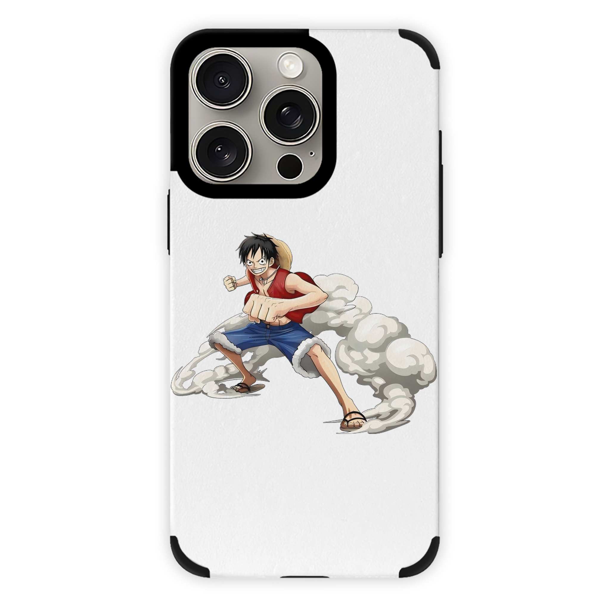 （画像用） ワンピース モンキー・D・ルフィ ONE PIECE Monkey D. Luffy 【iPhone15ProMax対応】 PUレザー スマホケース 耐衝撃＆黄変防止