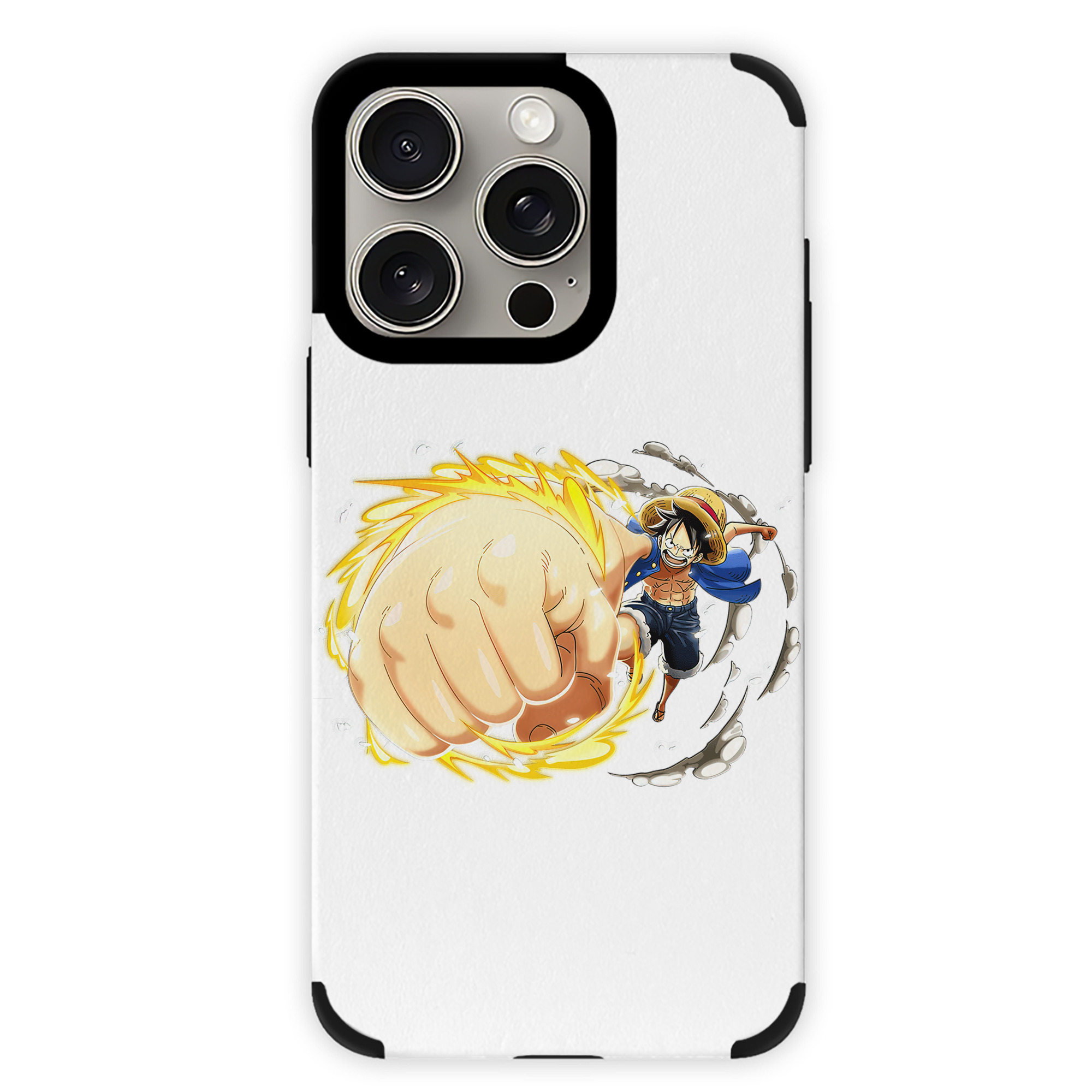 （画像用） ワンピース モンキー・D・ルフィ ONE PIECE Monkey D. Luffy 【iPhone15ProMax対応】 PUレザー スマホケース 耐衝撃＆黄変防止
