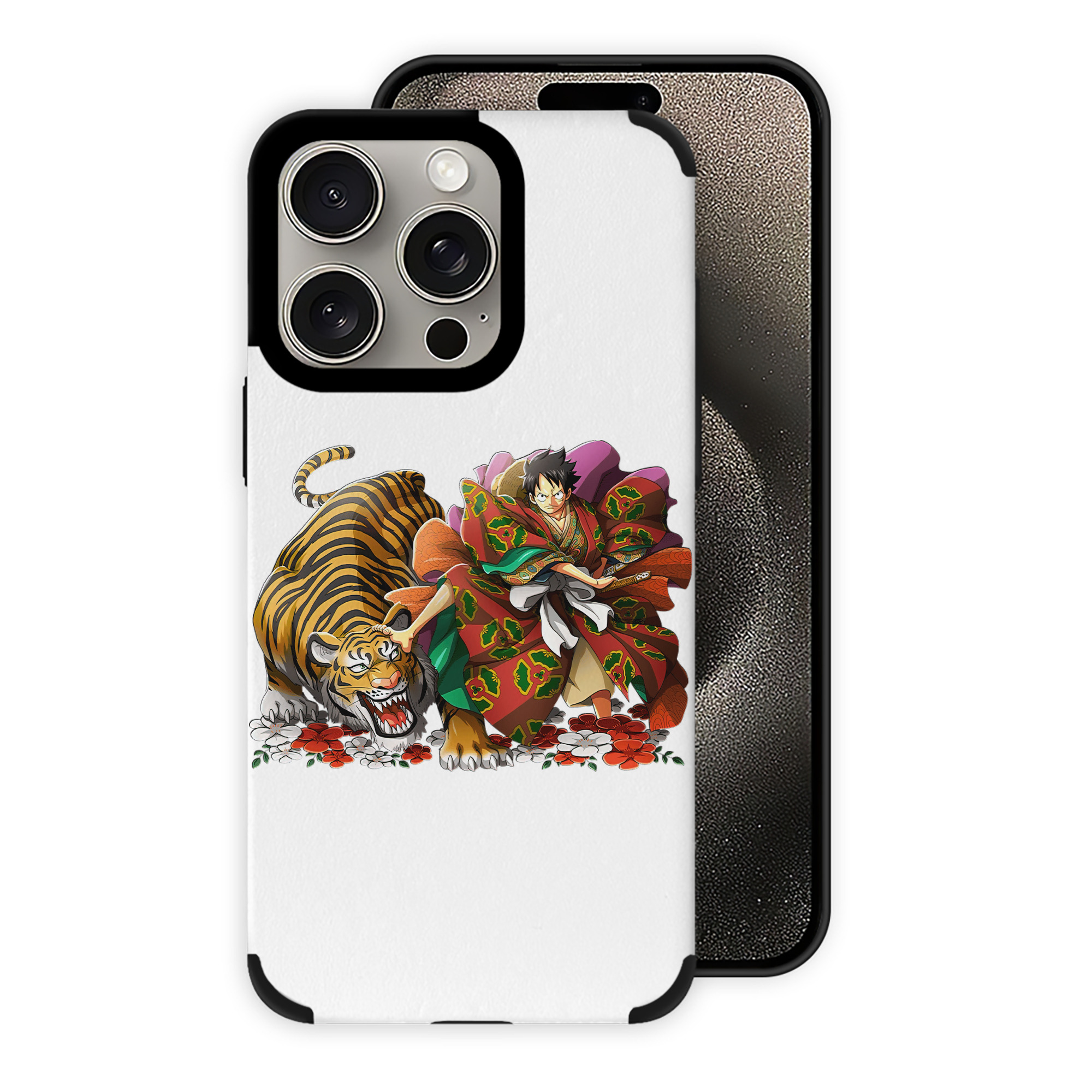 （画像用） ワンピース モンキー・D・ルフィ ONE PIECE Monkey D. Luffy 【iPhone15ProMax対応】 PUレザー スマホケース 耐衝撃＆黄変防止