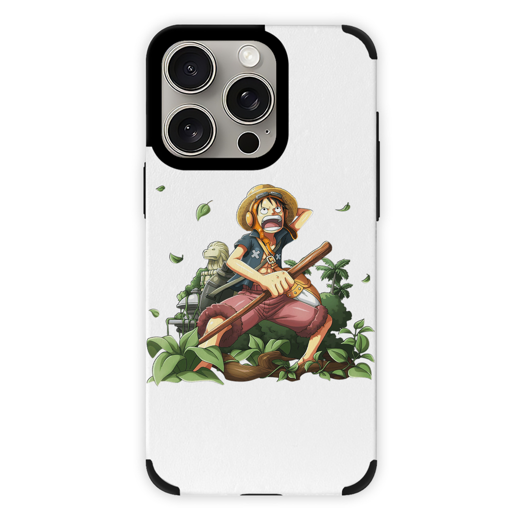 （画像用） ワンピース モンキー・D・ルフィ ONE PIECE Monkey D. Luffy 【iPhone15ProMax対応】 PUレザー スマホケース 耐衝撃＆黄変防止