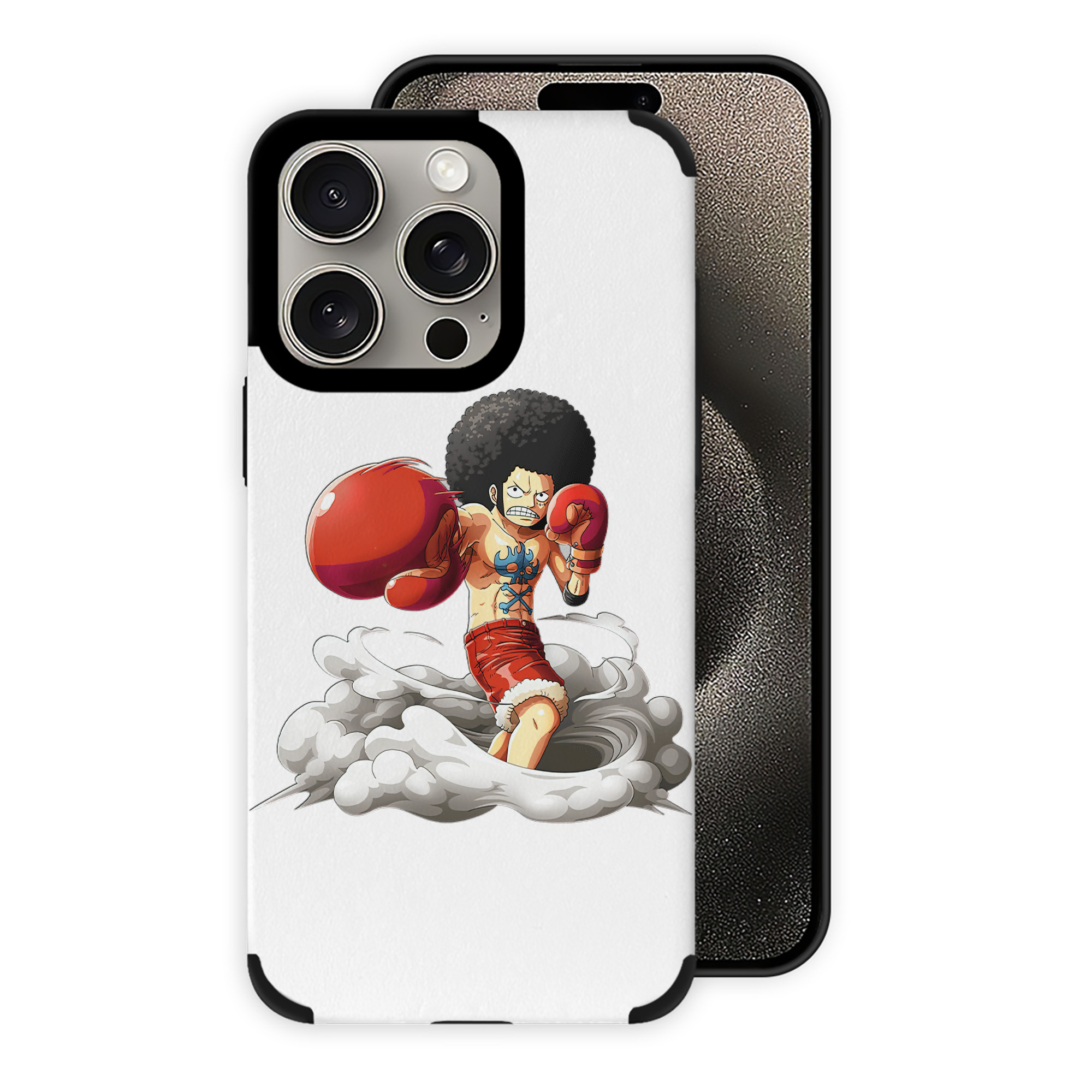 （画像用） ワンピース モンキー・D・ルフィ ONE PIECE Monkey D. Luffy 【iPhone15ProMax対応】 PUレザー スマホケース 耐衝撃＆黄変防止
