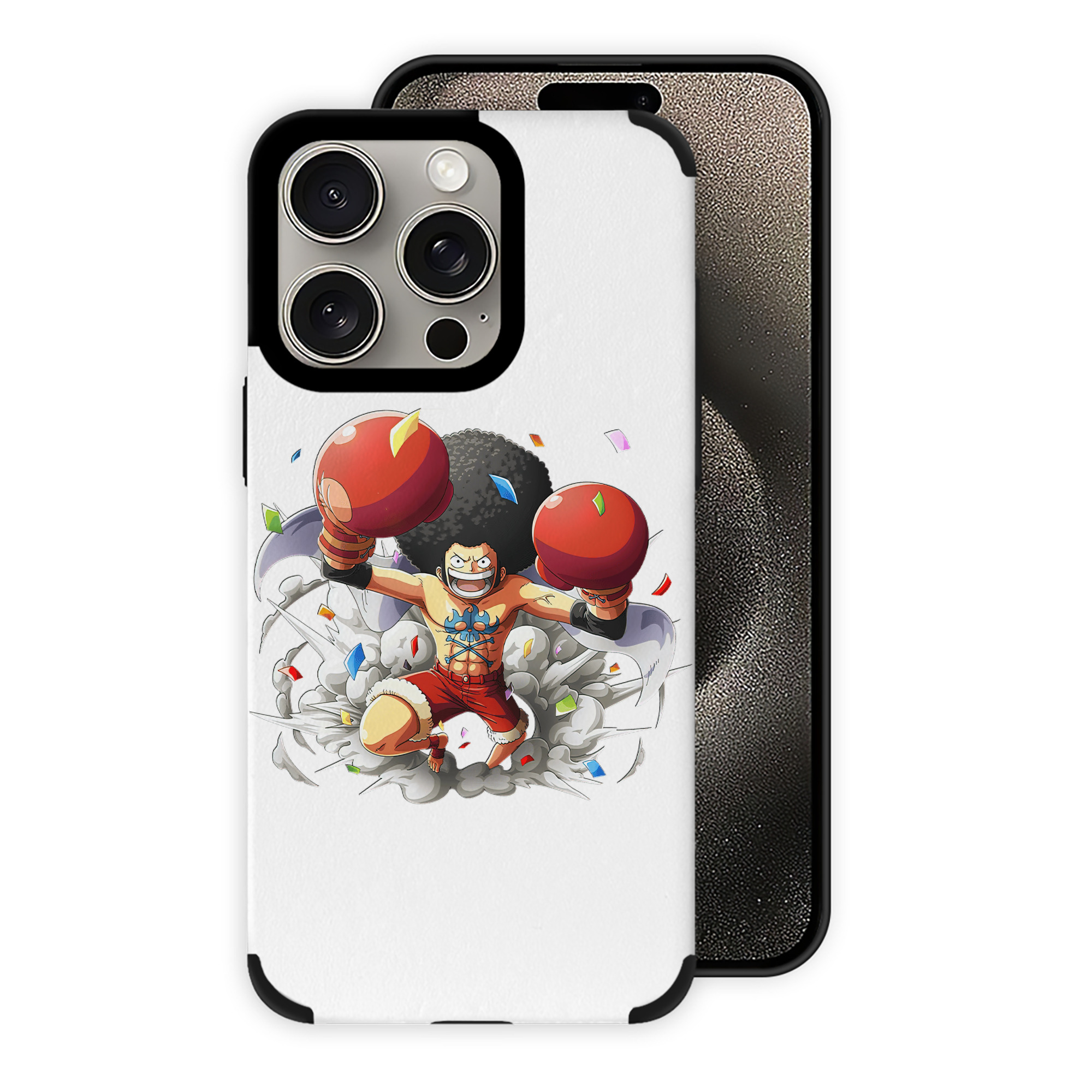 （画像用） ワンピース モンキー・D・ルフィ ONE PIECE Monkey D. Luffy 【iPhone15ProMax対応】 PUレザー スマホケース 耐衝撃＆黄変防止