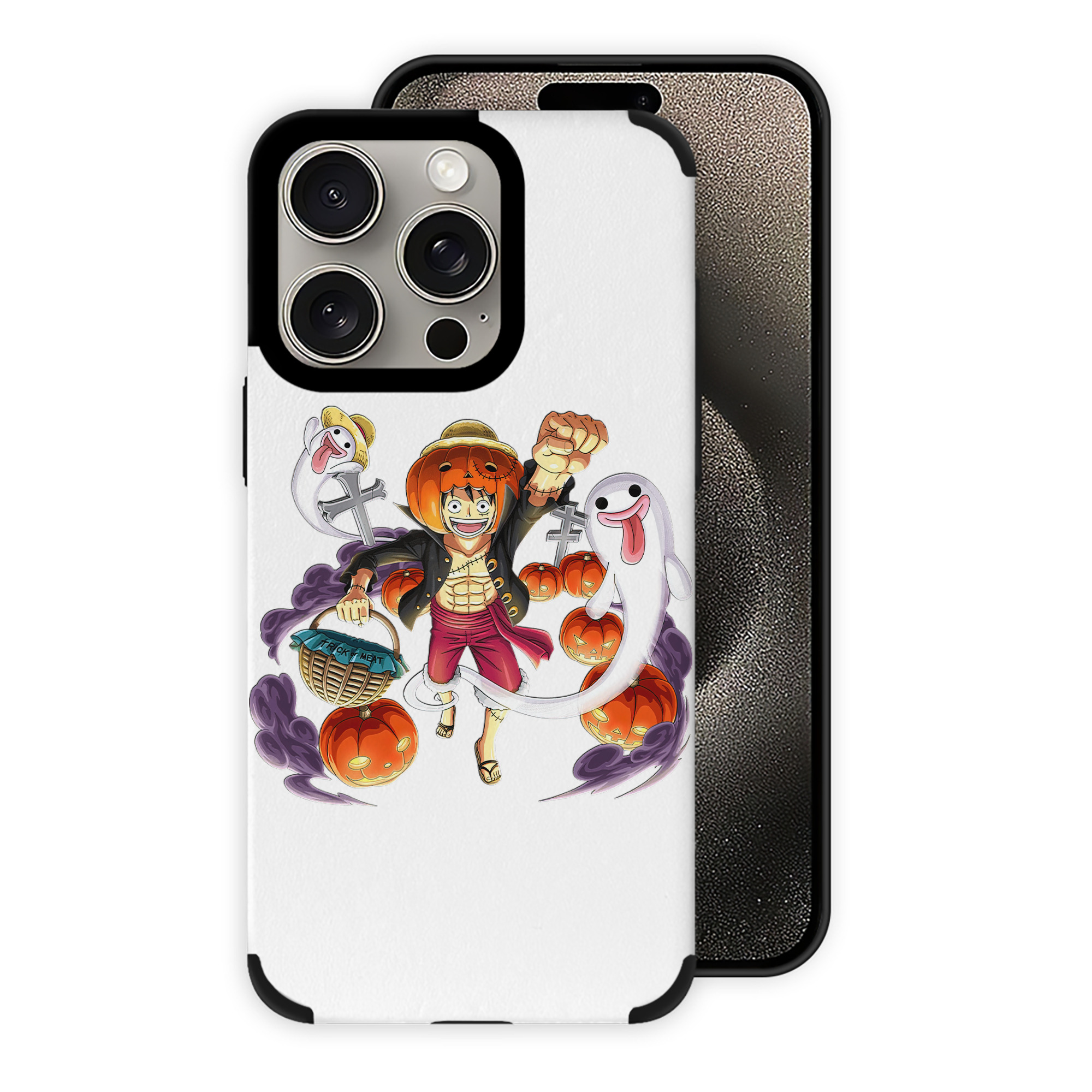 （画像用） ワンピース モンキー・D・ルフィ ONE PIECE Monkey D. Luffy 【iPhone15ProMax対応】 PUレザー スマホケース 耐衝撃＆黄変防止