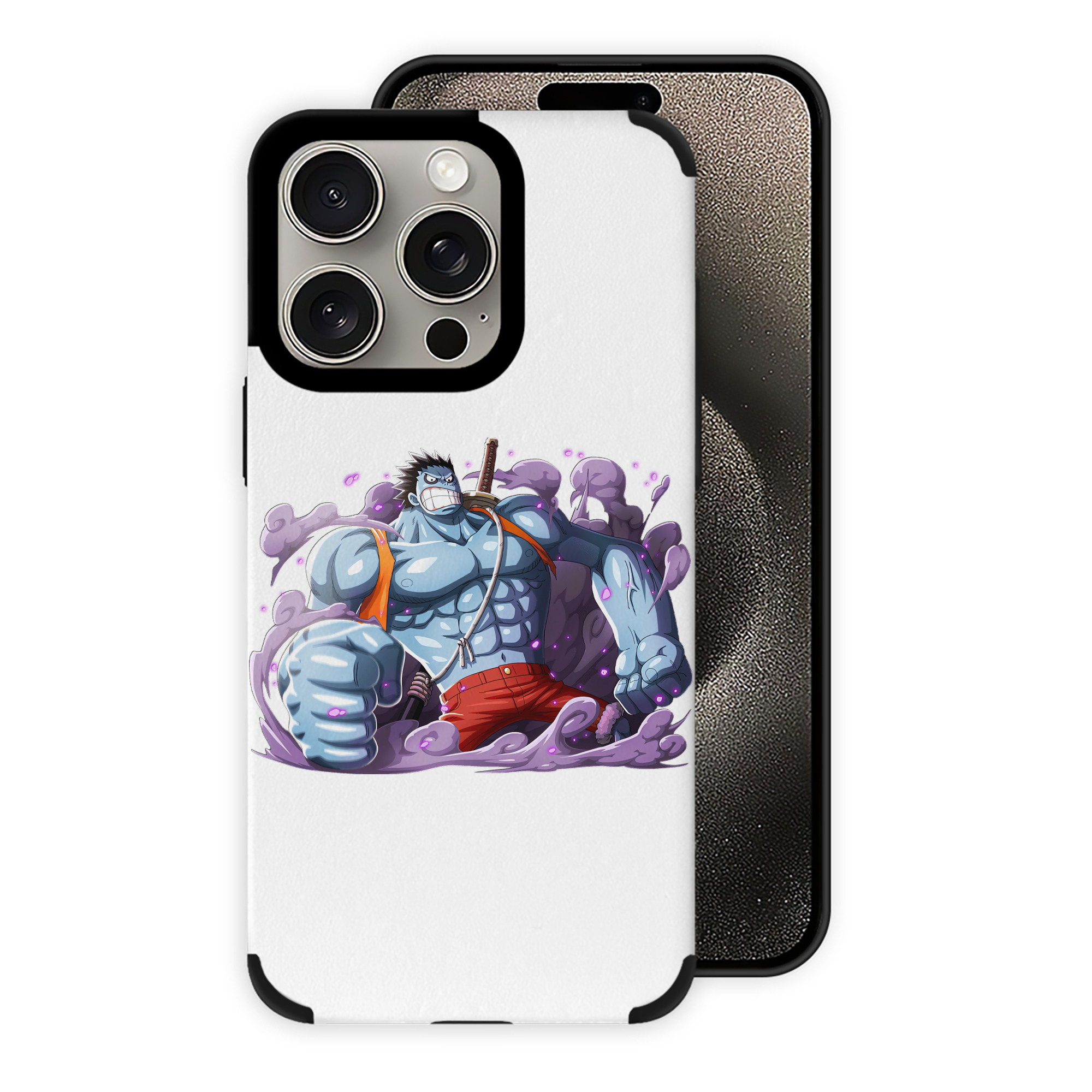 （画像用） ワンピース モンキー・D・ルフィ ONE PIECE Monkey D. Luffy 【iPhone15ProMax対応】 PUレザー スマホケース 耐衝撃＆黄変防止