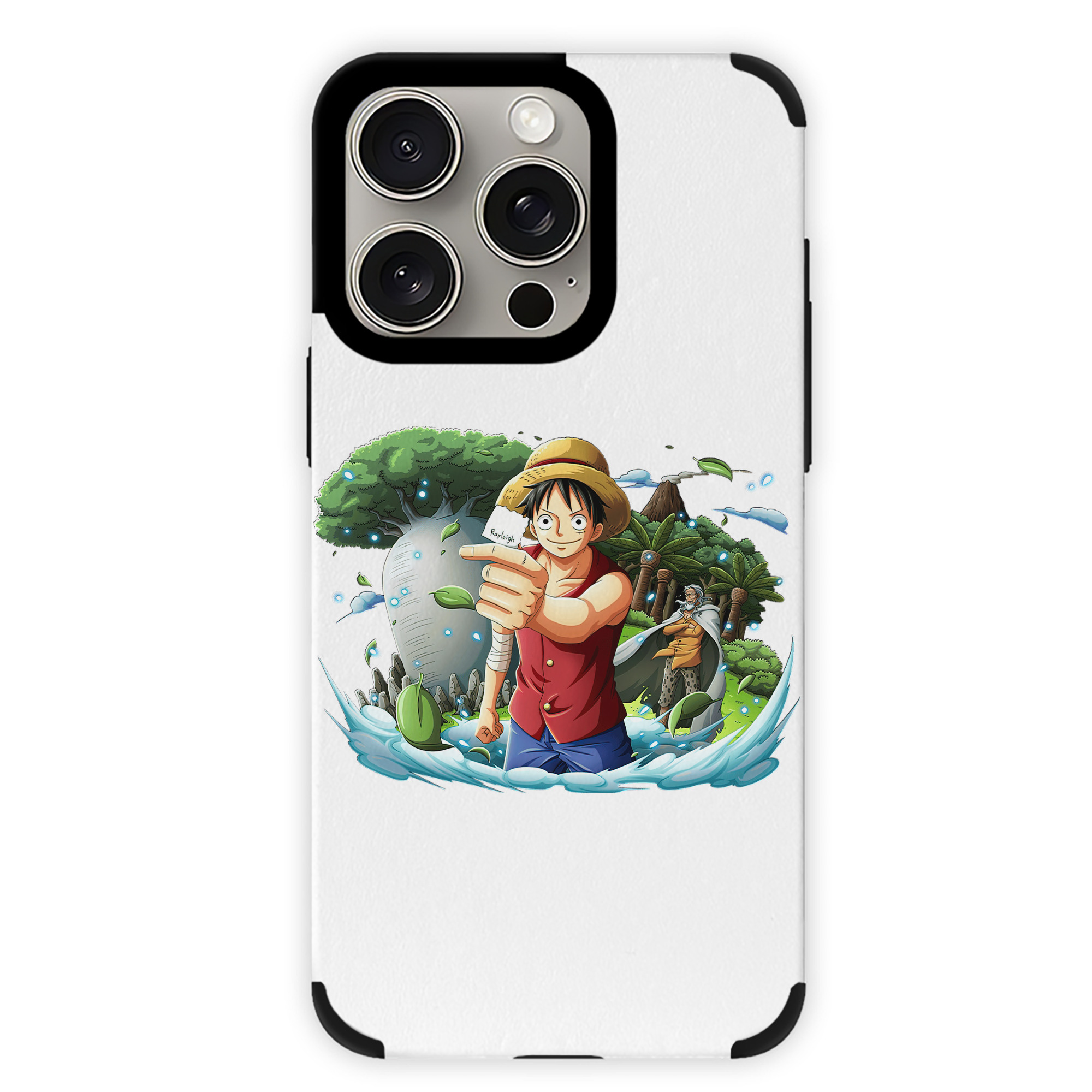 （画像用） ワンピース モンキー・D・ルフィ ONE PIECE Monkey D. Luffy 【iPhone15ProMax対応】 PUレザー スマホケース 耐衝撃＆黄変防止